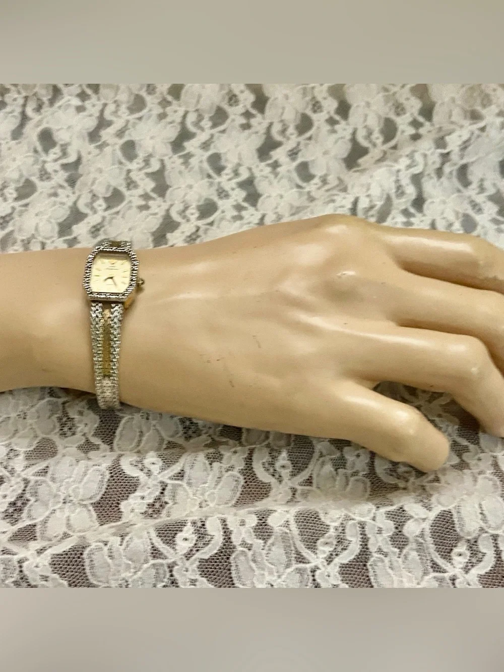 Jules Jurgensen Swiss Made, Silver-Gold Quartz Ladies Watch 6926
